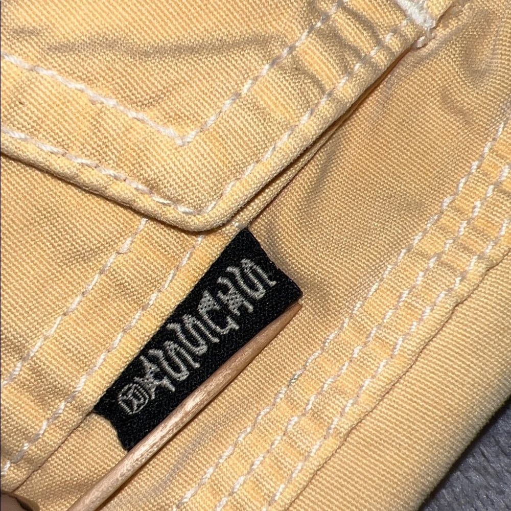 Vintage STUSSY Men's Yellow Swim Shorts MADE IN USA 🇺🇸 - Picture 12 of 13